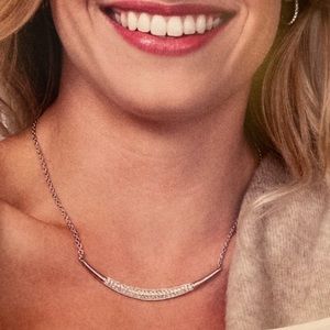 Touchstone Crystal Curved Collar Necklace
